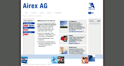 Desktop Screenshot of airexag.ch