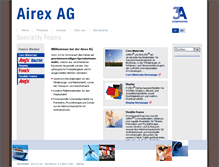 Tablet Screenshot of airexag.ch